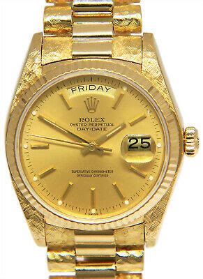 rolex day-date 36mm mens vintage florentine